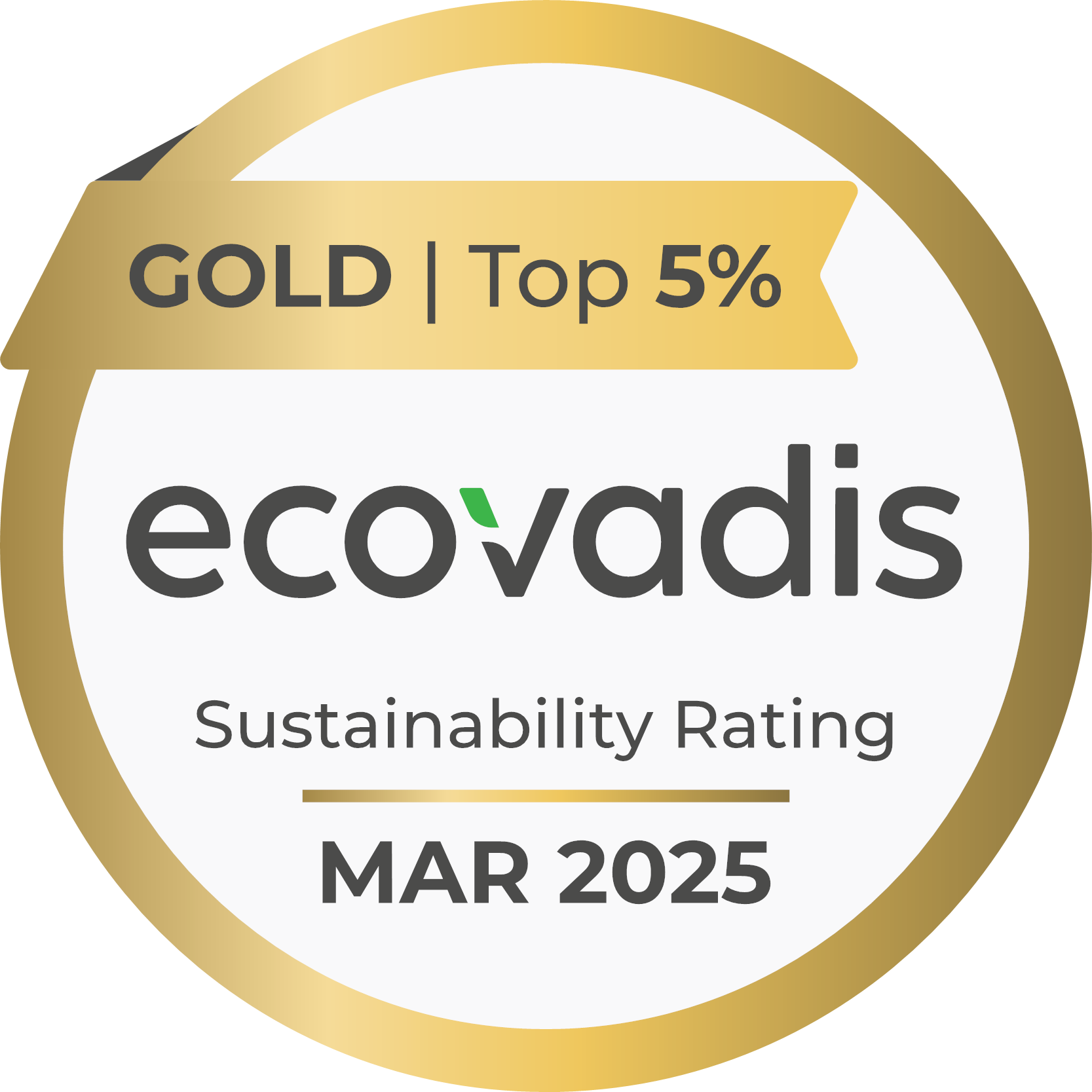 ECOVADIS medaglia 2025